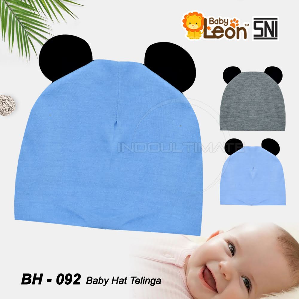 1Pcs BABY LEON Topi Bayi Topi Kupluk Telinga BH-092 Topi Telinga Topi Bayi Baru lahir Bayi Laki Laki Topi Bayi Perempuan Topi Bayi Lucu Baby Hat