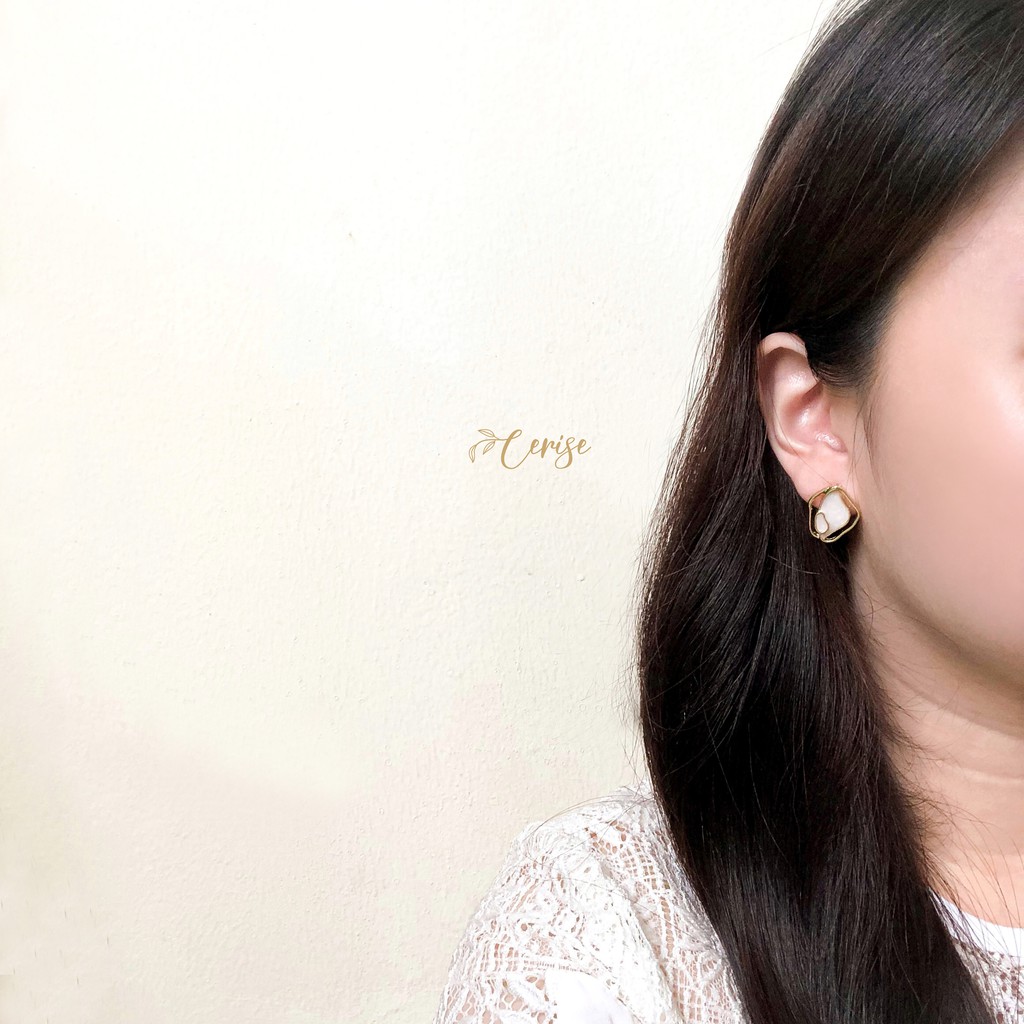 Aretha Earrings | Anting tusuk korea retro cantik aksesoris wanita korean style trendy stylish