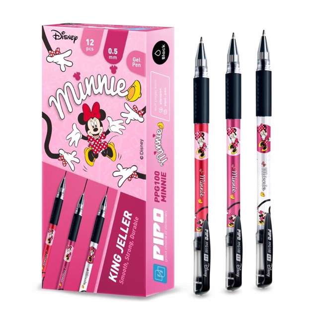 

[NEW] Pipo Disney Minnie Mouse Ballpoint Pen // jual satuan