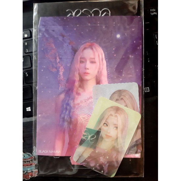 Photocard Holo Lenti Black Mamba Winter aespa