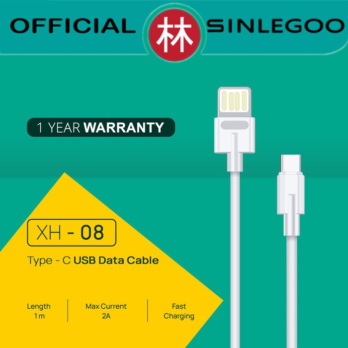 Sinlegoo XH-08 Double Zinc Alloy Data Cable Type-C Fast Charging