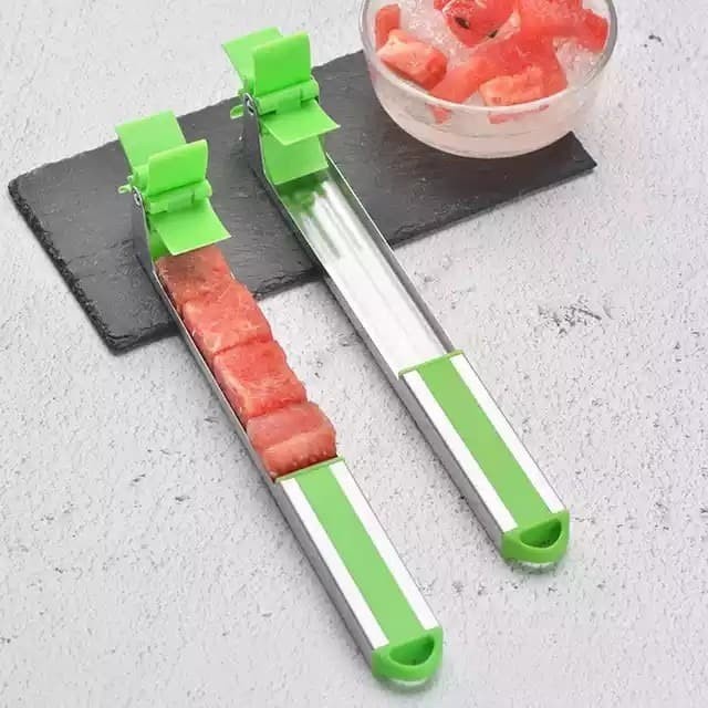 Watermelon Fruit Cutter Alat Pemotong Semangka Melon Pengiris Slicer