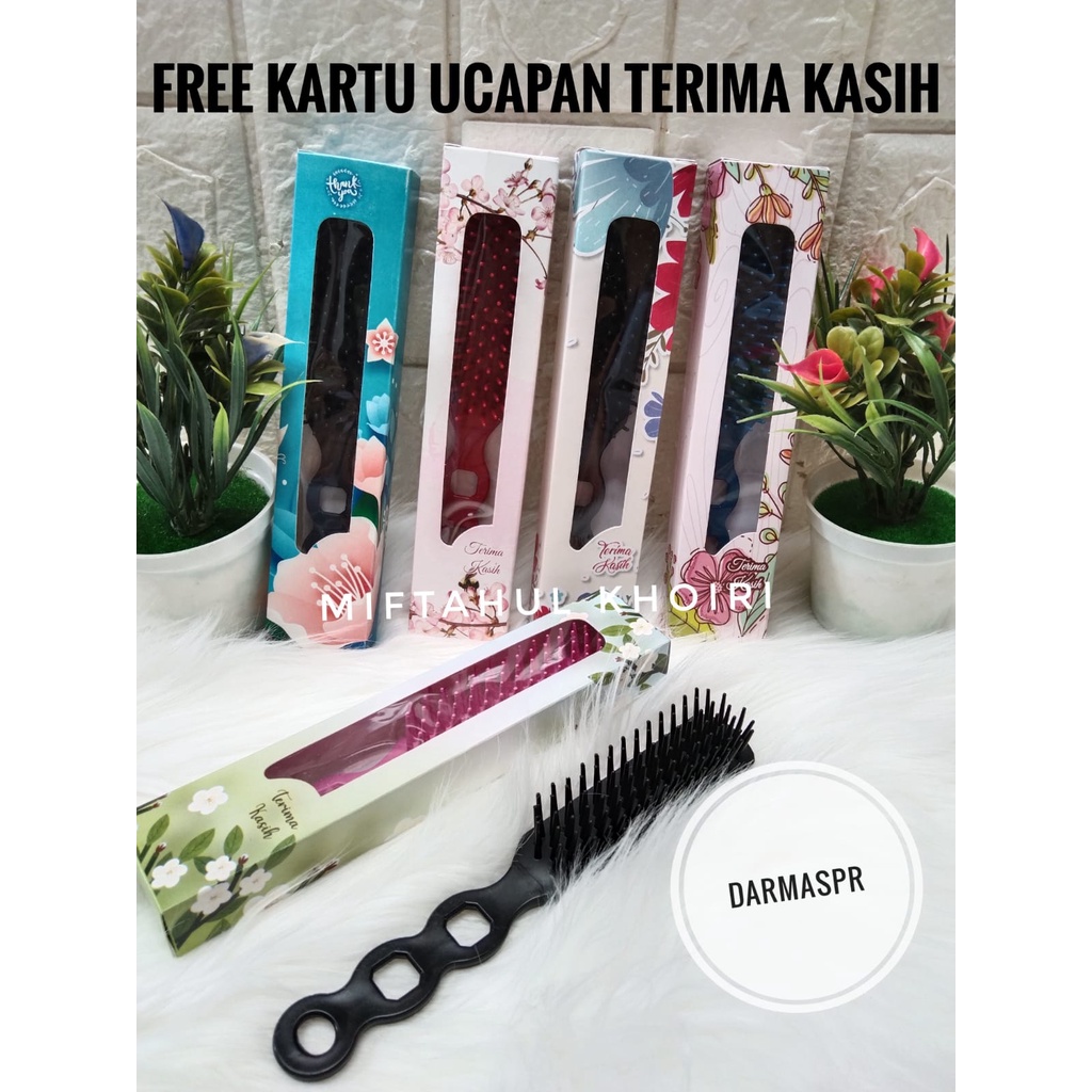 Souvenir 100 Pcs Sisir Sikat Kemasan BOX MOTIF Souvernir Hadiah Pernikahan Sovenir Murah