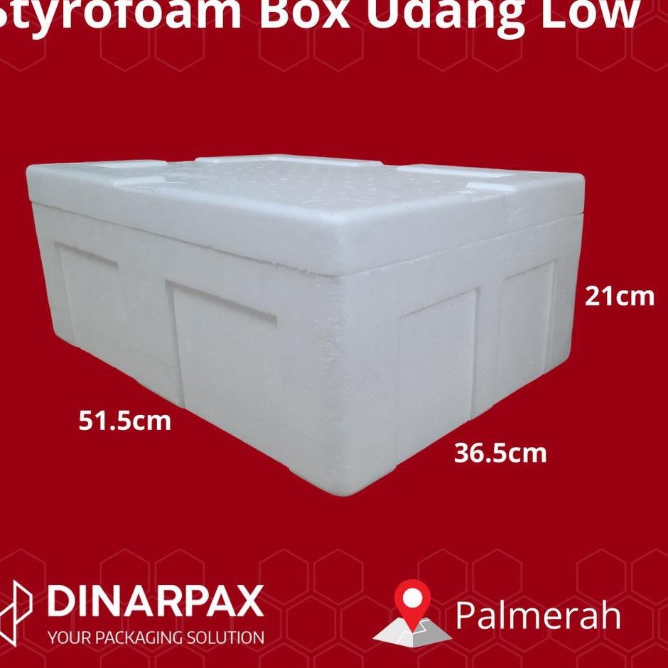

[LANGSUNG DARI PABRIK] Styrofoam Box Udang DPR / DinarBox / Frozen / Chilled / Seri B / Sterofoam