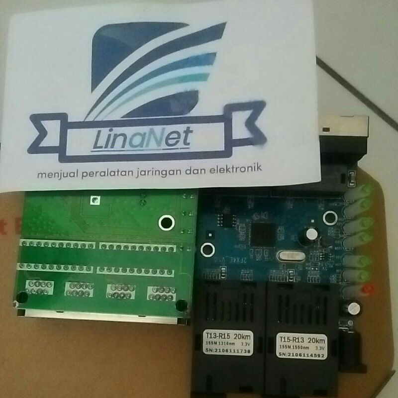 Ethernet fiber Optic switch media converter 2 SC 4Rj 45 - suport htb 3100