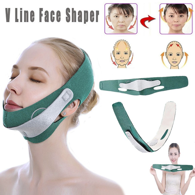 Baru 2generasi Graphene Pelangsing Wajah Tali Pengangkat Dagu V Masker Facial lift Stiker Perban Untuk Wajah Sabuk Anti Selulit