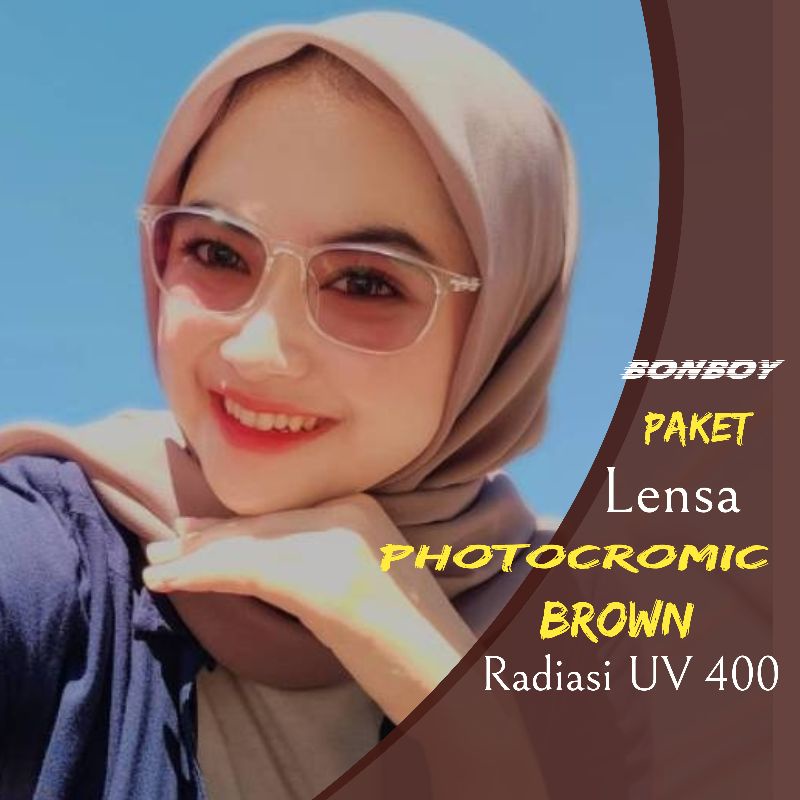 JUNA - Kacamata Photocromic Brown