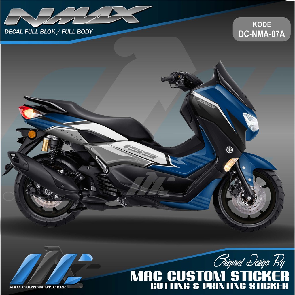 DECAL NMAX NEW STIKER FULL BLOK NMAX 2020 DC NMA 07 STIKER NMAX
