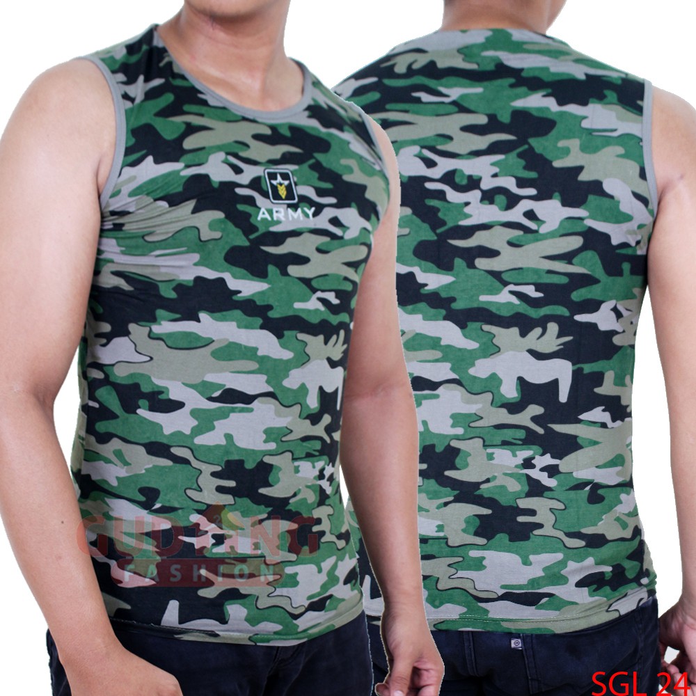 Singlet Army Pria Keren - SGL 24