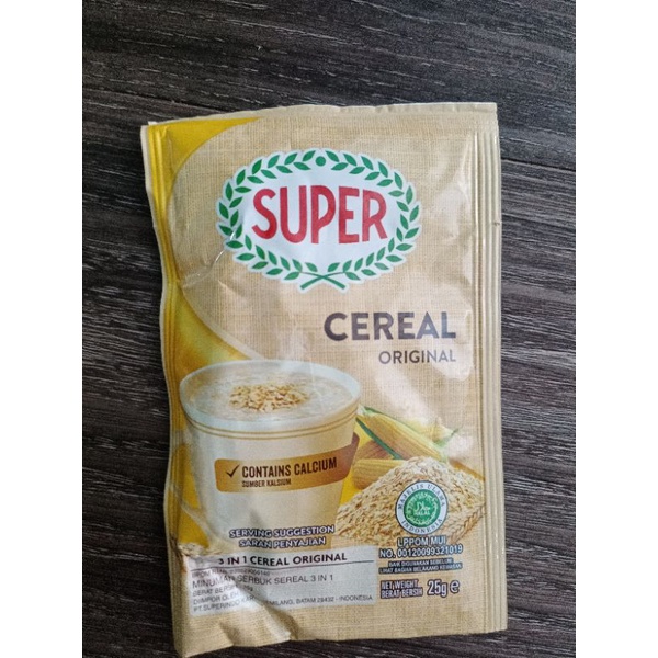 

Super Instant Cereal Malaysia 25gram / minuman serbuk sereal / sarapan