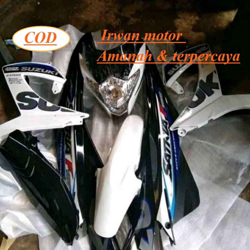 BODY HALUS SATRIA FU FACELIFT PUTIH HITAM