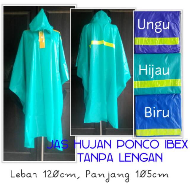 Jas hujan ponco ibex