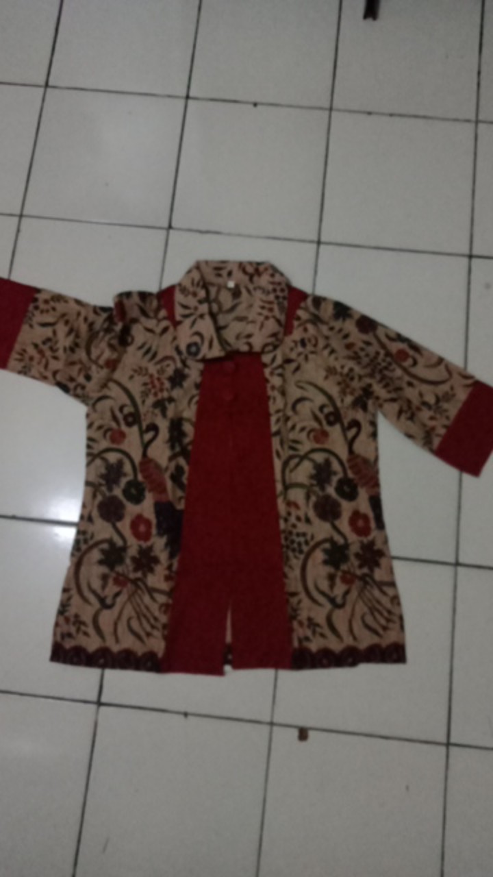 Blus Madura Merak Lj Batik Solo Seragaman Kerja Kantor Casual Formal Atasan Blouse