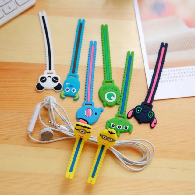 INDOMINI R558 KLIP KABEL CAS HP EARPHONE / PENGIKAT KABEL / CORD HOLDER 3D / AKSESORIS HANDPHONE