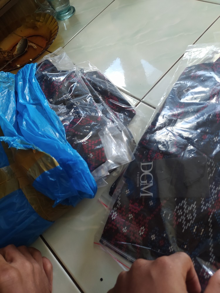 Promo Kemeja Batik Hitam Songket Lengan Panjang Best Seller Batik Songket Premium Pria Casual