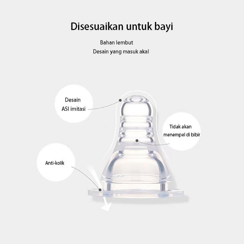 Niple Dot Standart untuk Botol Segala Merk