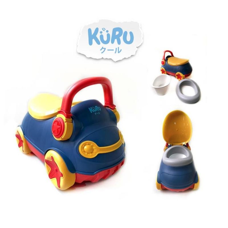 KURU Baby Potty Training Car Series - Pispot Train Anak Motif Mobil