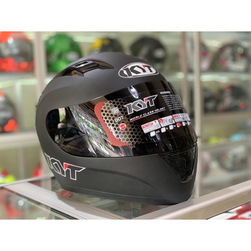 Helm KYT R10 black doff