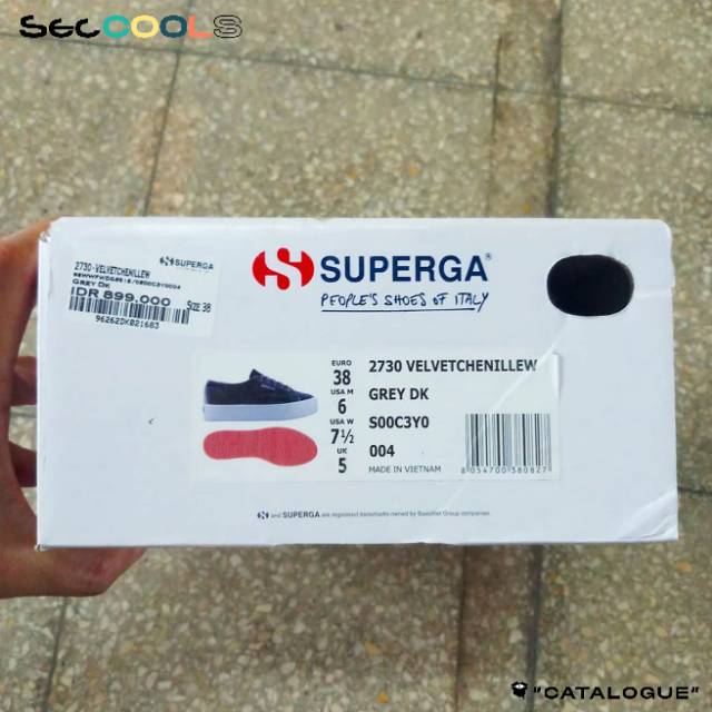 superga shoe box