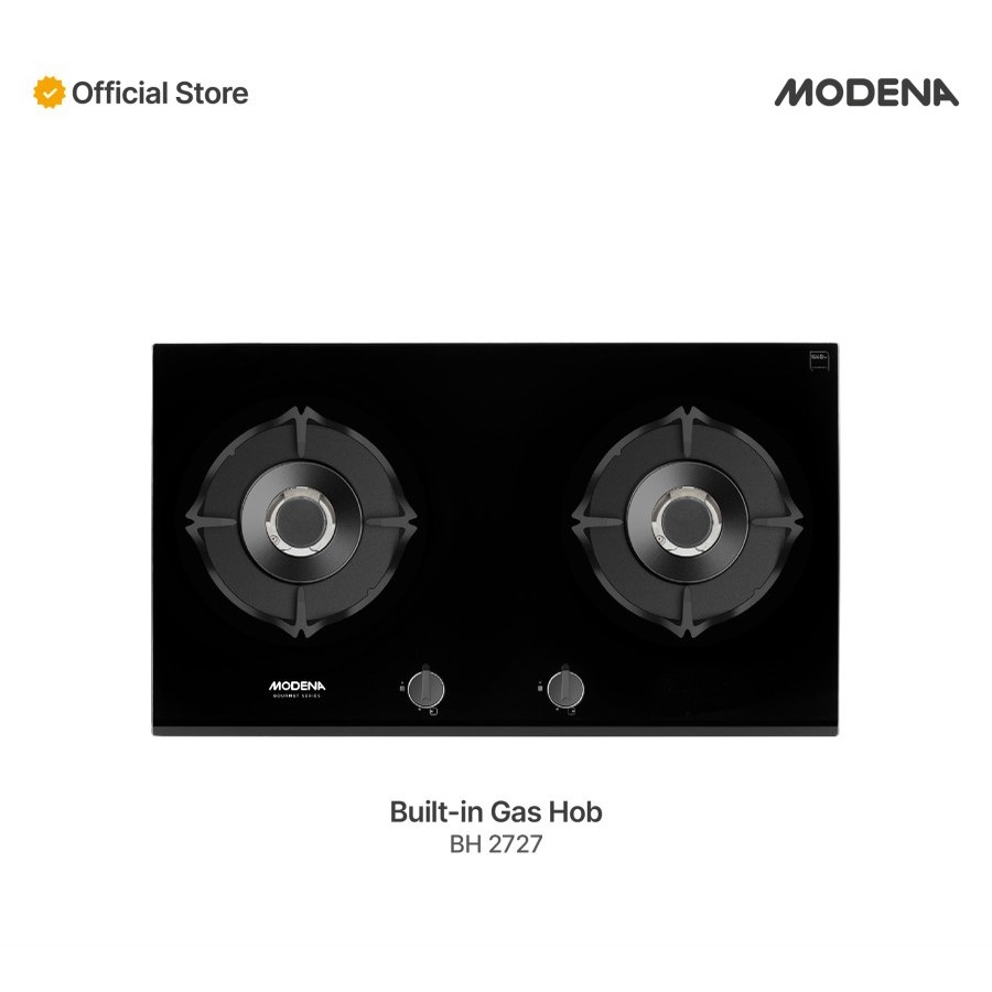 MODENA Gas Built In HOB BH 2727 / Kompor Gas Tanam MODENA BH2727