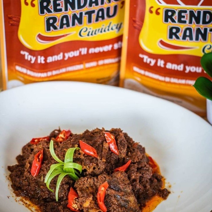 

Rendang Rantau Ciwidey 250gr Premium Non MSG | Rendang Frozen Instant Siap Masak