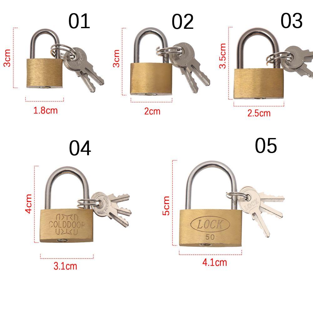 Kunci Tembaga Nanas Dengan 2Keys Mini Locker Case Supply Koper Travel Hardware Luggage Case Padlock