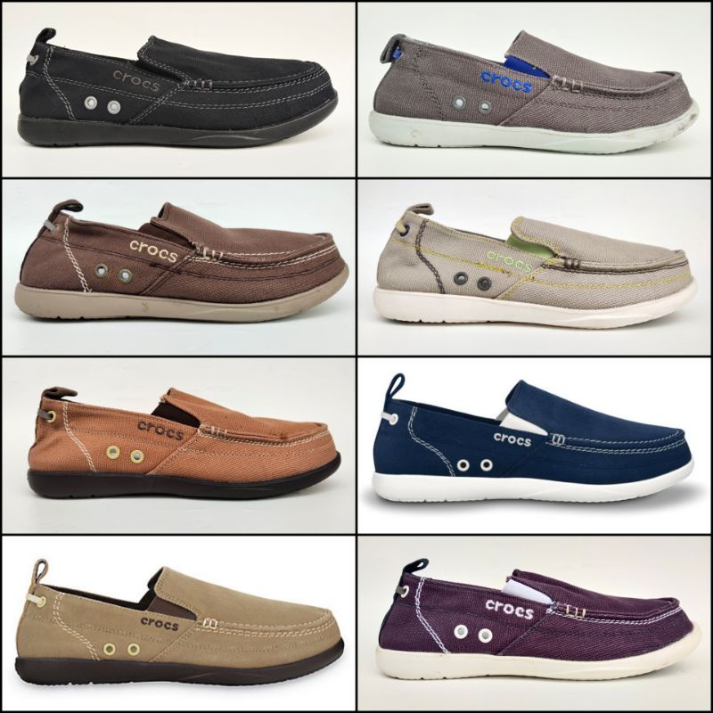 Sepatu Pria Crocs Walu Man / Crocs Pria / Sepatu Slip On Pria