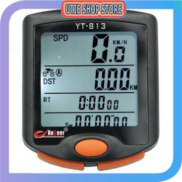 USS BIKE - BOGEER Speedometer Sepeda Wireless Odometer LED Waterproof - YT-813