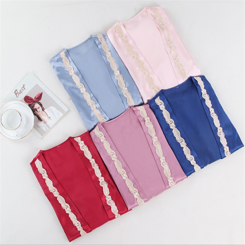 S5T939 Setelan 5pcs Sleepwear Baju Tidur Import Piyama Wanita Komplit - Lingerie Kimono, Babydoll, Tanktop, Celana Panjang &amp; Pendek