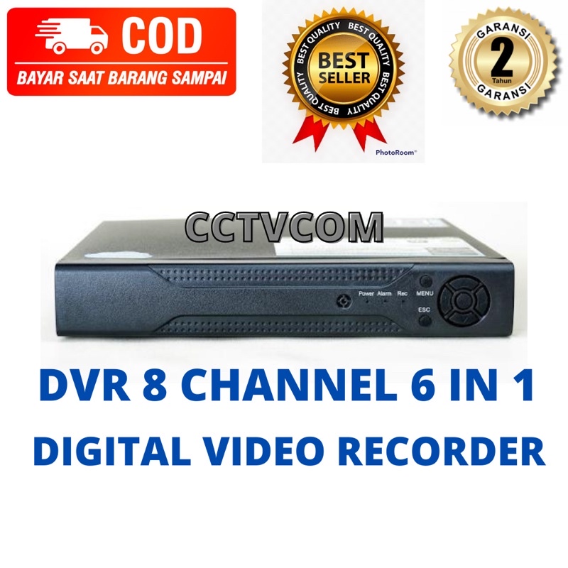 DVR RECORDER FULL HD 8 CHANNEL 6 IN 1