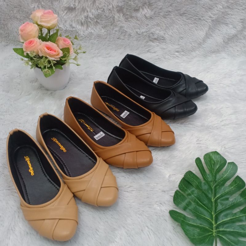 FLAT SHOES WANITA SOL KARET H15 37/44