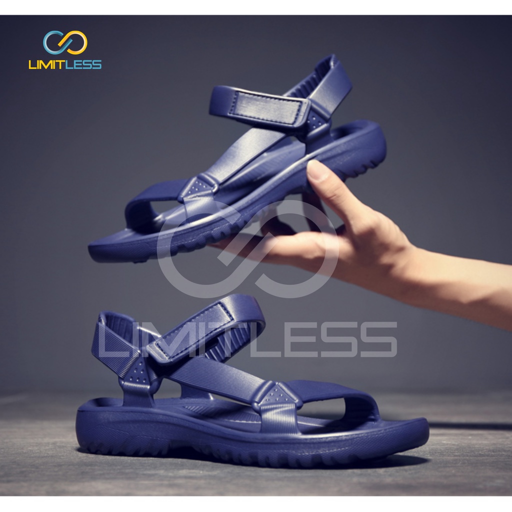 Sepatu Sandal Pria Slip On Strap Tali Sendal Pria Karet Traveling Outdoor Anti Air Sandal Gunung Pria Terbaru