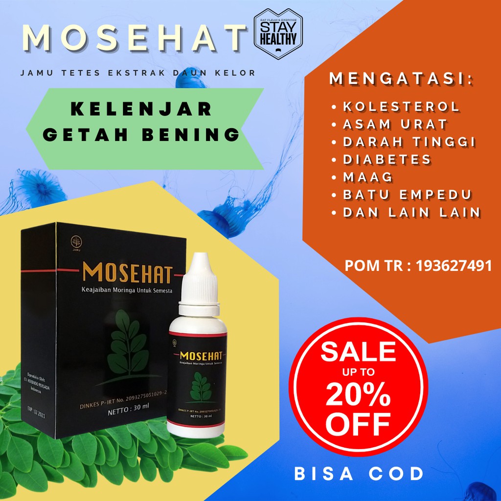 Mosehat Obat Kelenjar Getah Bening Herbal Halal BPOM