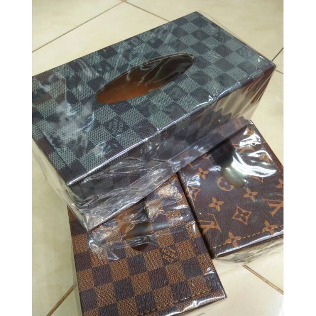 Box tisue motif tempat tisue bunga kotak