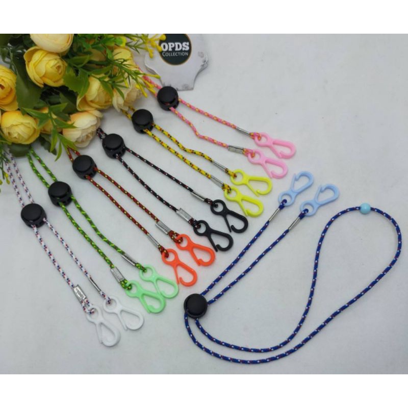Tali Masker Korean Style Kalung Masker Simple Lanyard Strap Masker Tali Prusik