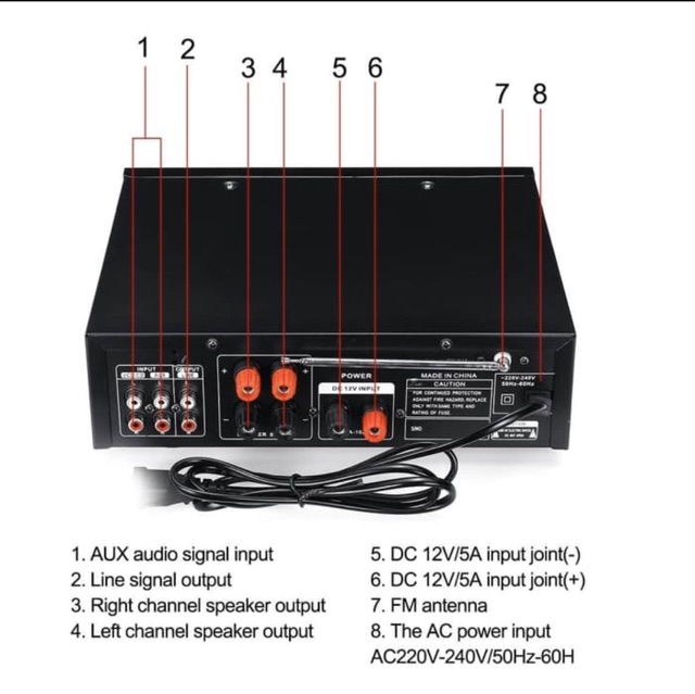 (COD) POWER AMPLIFIER FLECO BT-299 - Amplifier Fleco BT 299 Ac dan DC - Ampli Bluetooth BT-299