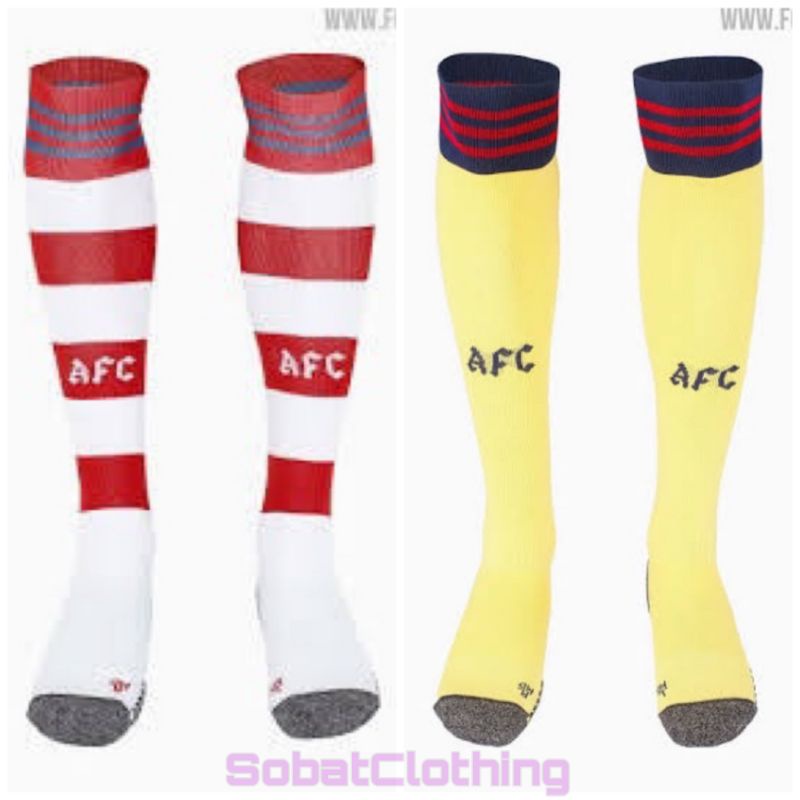 Kaos Kaki Arsenal Home Away 3rd Third 2021 / 2022 Terbaru GO Import Thailand