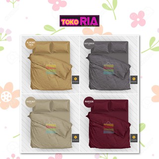 KENDRA Bedcover Set 180x200 KING Tinggi 30 cm FLAT POLOS KENDRA Bedcover Set 180x200 KING Tinggi 30 cm FLAT POLOS