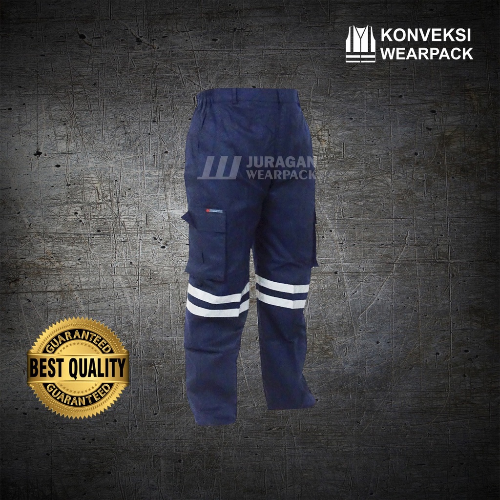 Celana Wearpack pria Warna Biru Navy