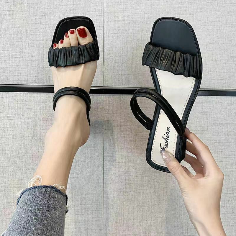 BATAM SHOPPING MALL (IAR) S941 Sandal Tali Slip On / Sandal Jalan-Jalan Wanita / Sandal Slip Cewek /