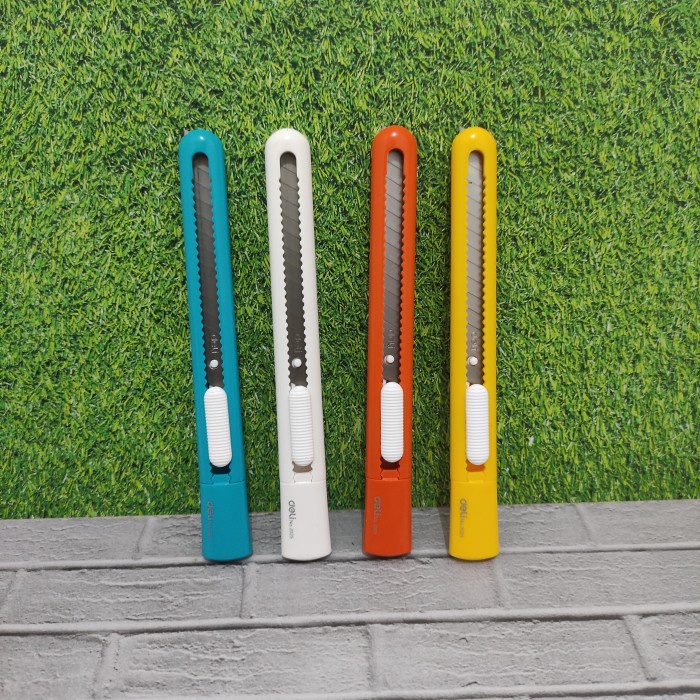 

DELI E2025 Pisau Cutter mini School small fancy warna warni kecil