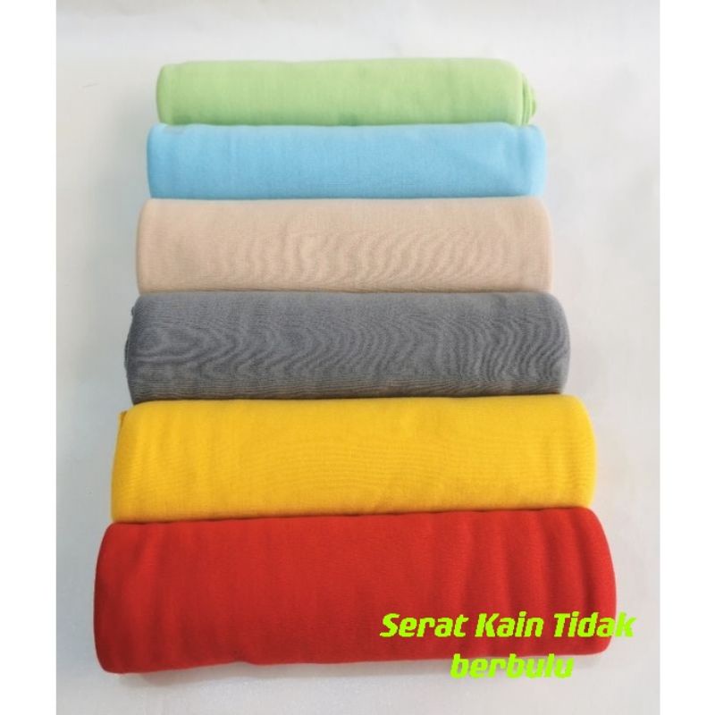 Bedong bayi polos warna 100x90cm isi 4pcs halus