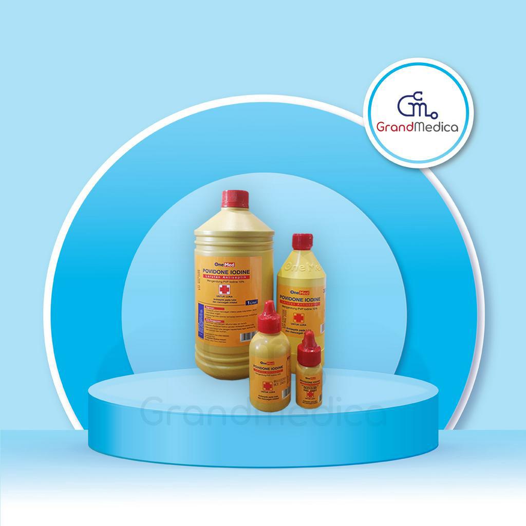Povidone Iodine 30 ml / Obat Merah Tetes Luka / Antiseptik P3K OneMed - Per Botol
