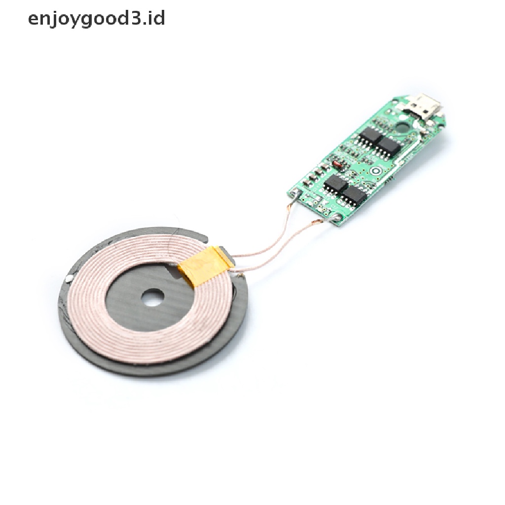 Modul Papan Sirkuit PCBA Transmitter Charger Wireless DC 5V Dengan Coil