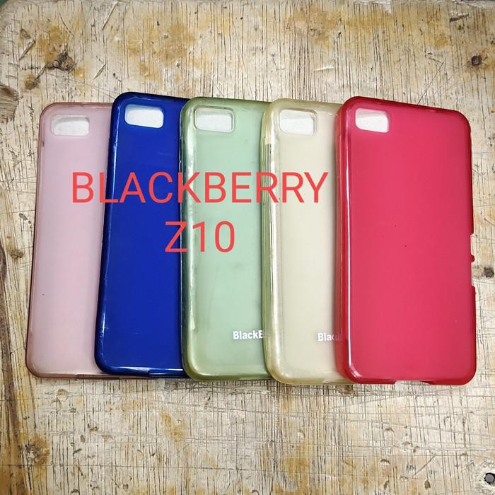 Silikon capdase karet soft case Hitam BlackBerry bb z10 - Fuchsia