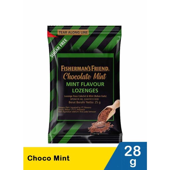 

Fisherman's Candy Sugar Free Choco Mint 25G