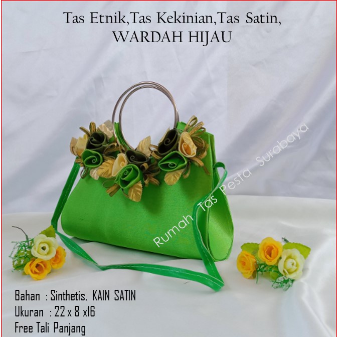 Tas Gliter,Tas Cantik,Tas Elegant,WARDAH HIJAU