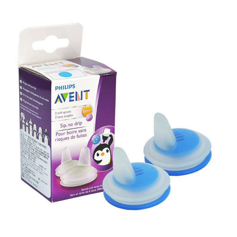 spout avent natural pinguin original import. sippy cup nipple duck avent