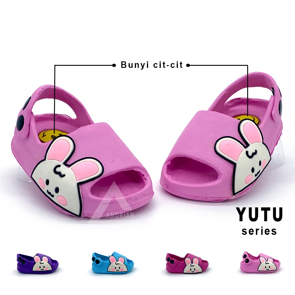 New Sandal BAIM Bunyi cit-cit anak perempuan tali belakang