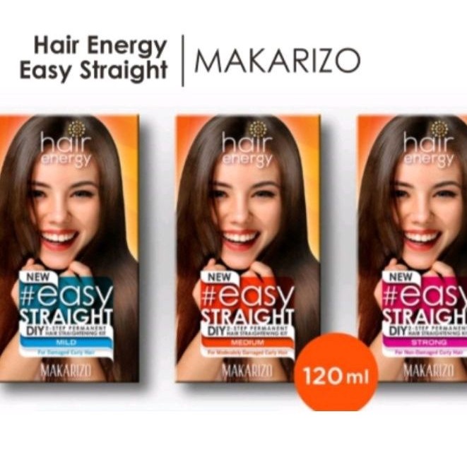 Makarizo easy straight 80ml &amp; 120ml/makarizo hair energy easy straight